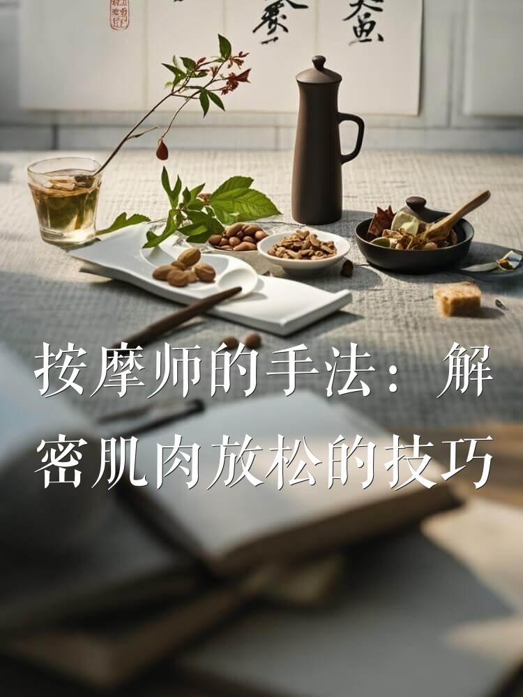按摩师的手法：解密肌肉放松的技巧
