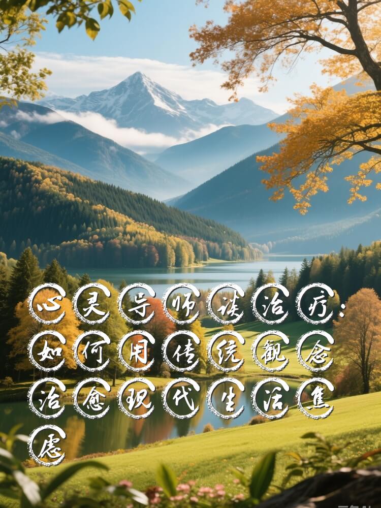 心灵导师谈治疗：如何用传统观念治愈现代生活焦虑