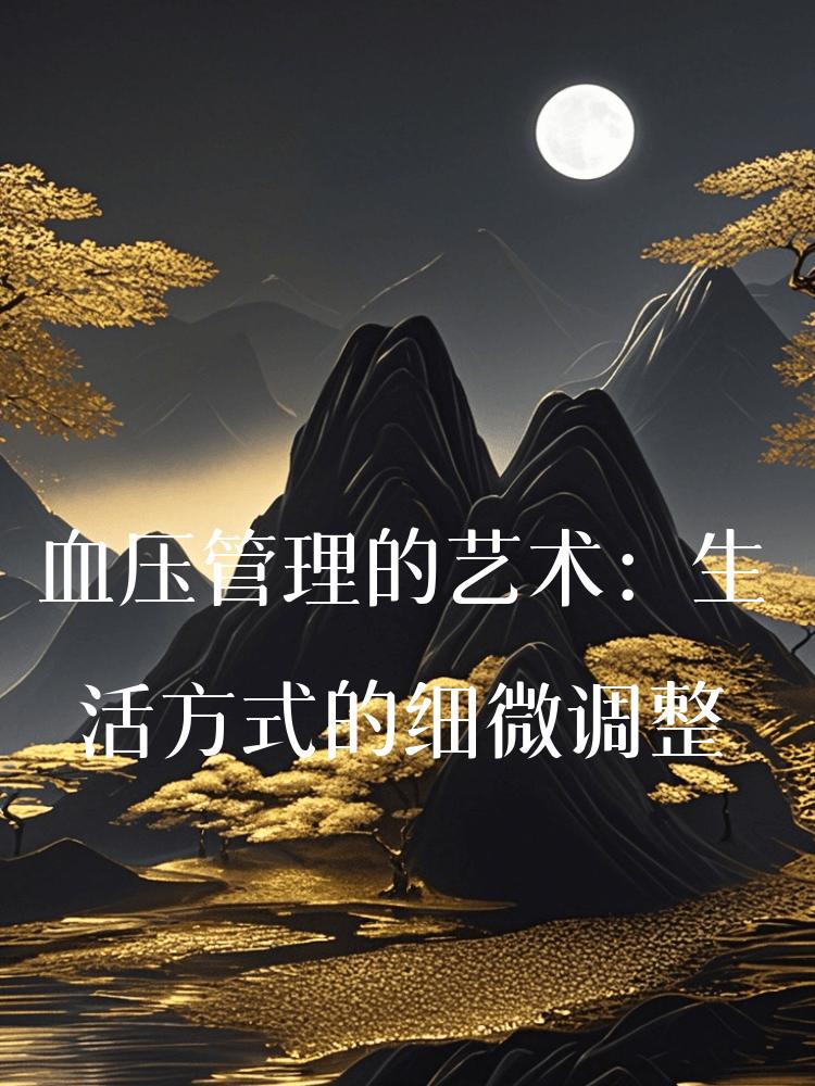 血压管理的艺术：生活方式的细微调整