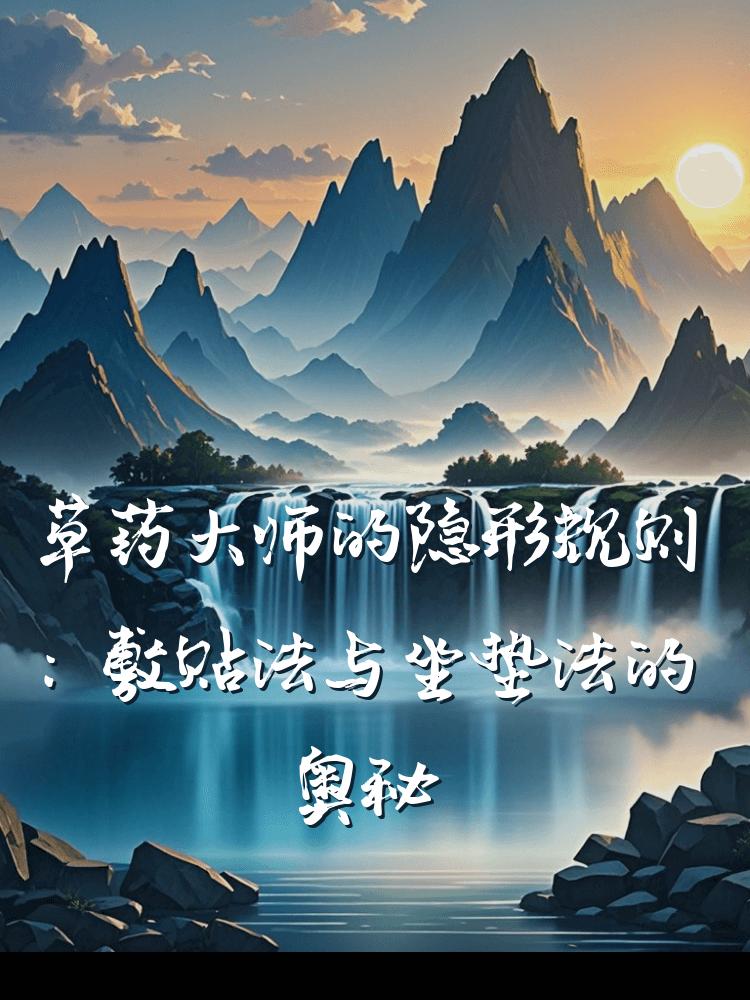 草药大师的隐形规则：敷贴法与坐垫法的奥秘