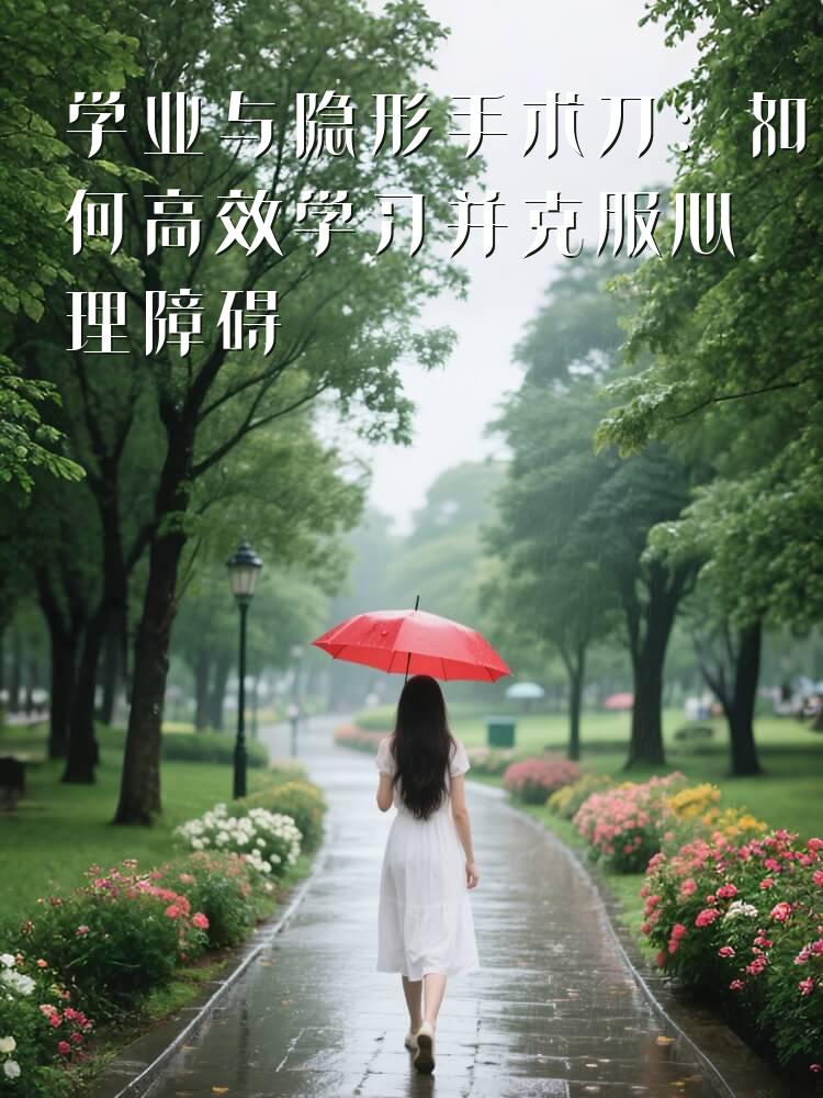 学业与隐形手术刀：如何高效学习并克服心理障碍