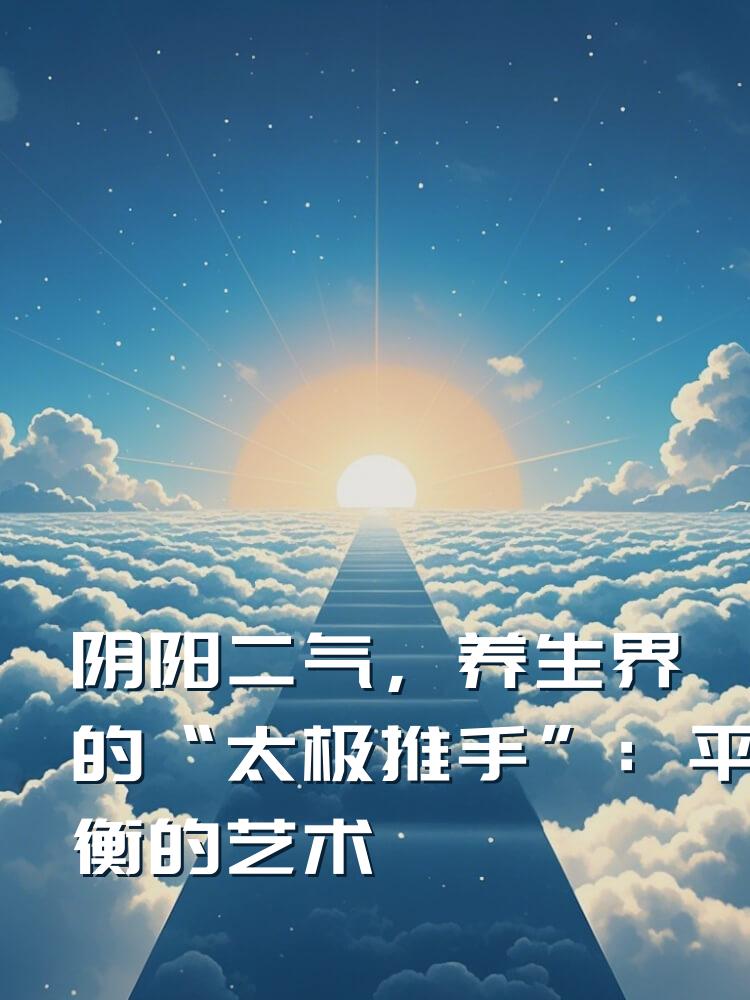 阴阳二气，养生界的“太极推手”：平衡的艺术