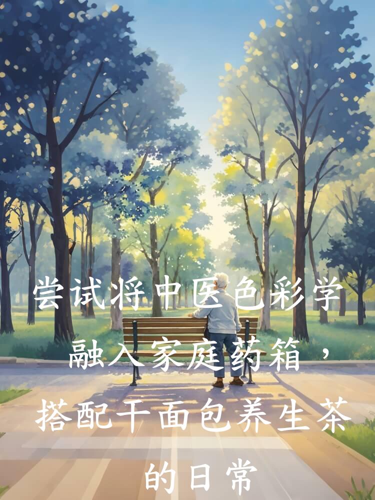 尝试将中医色彩学融入家庭药箱，搭配干面包养生茶的日常