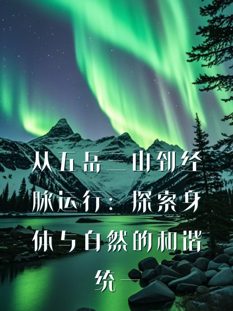 从五岳三山到经脉运行：探索身体与自然的和谐统一