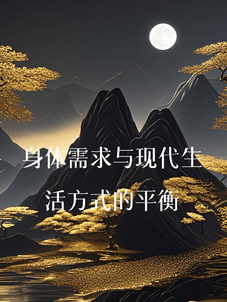 身体需求与现代生活方式的平衡