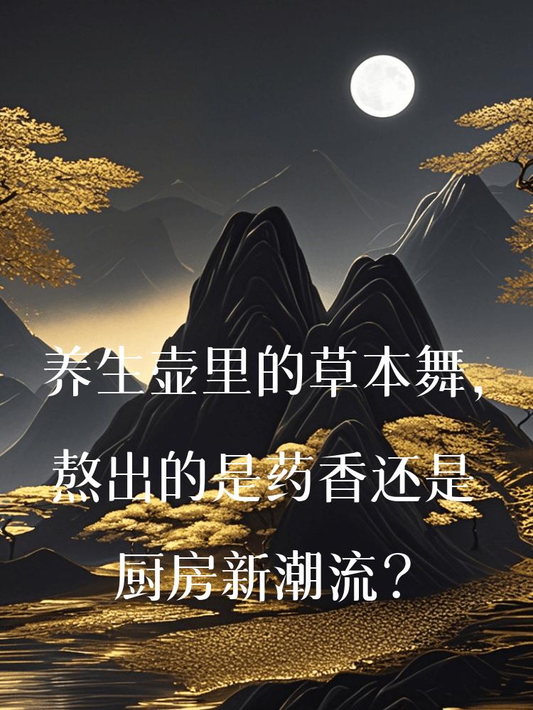 养生壶里的草本舞，熬出的是药香还是厨房新潮流？