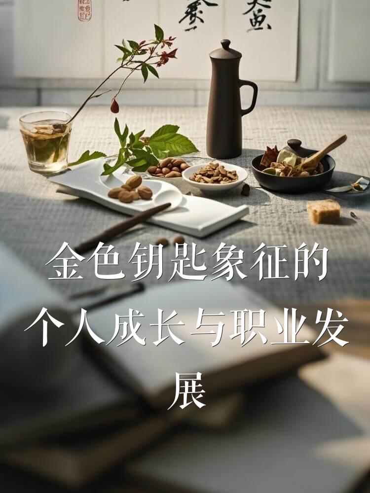 金色钥匙象征的个人成长与职业发展