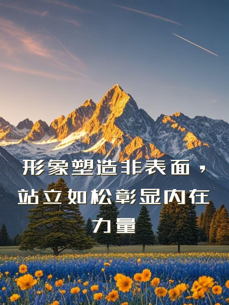 形象塑造非表面，站立如松彰显内在力量