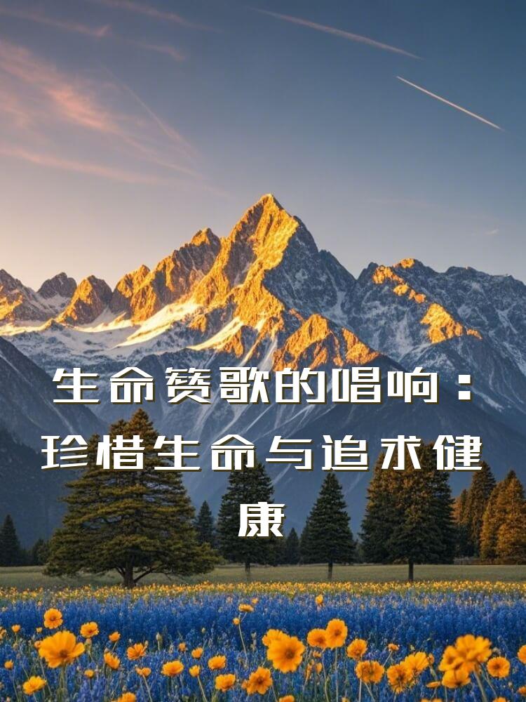 生命赞歌的唱响：珍惜生命与追求健康