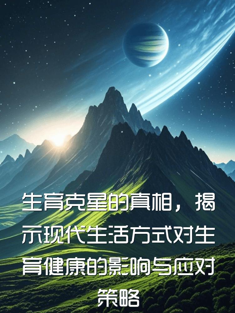生育克星的真相，揭示现代生活方式对生育健康的影响与应对策略