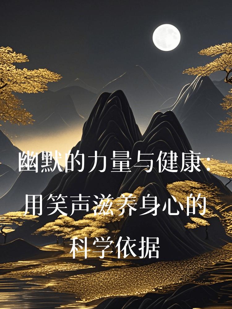 幽默的力量与健康：用笑声滋养身心的科学依据