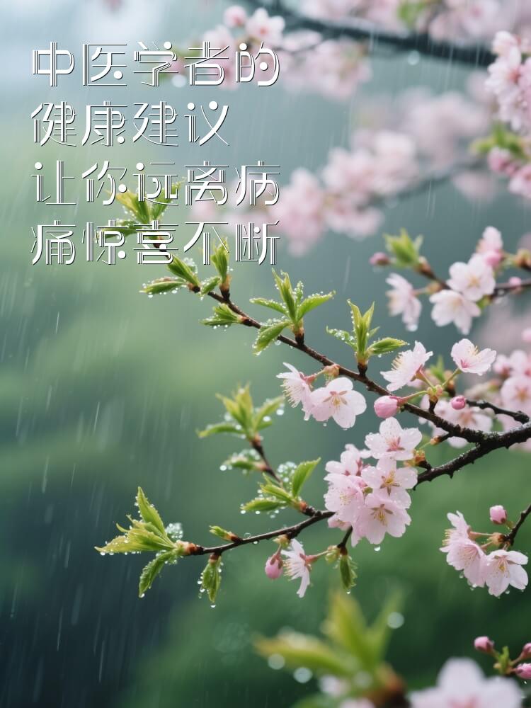 中医学者的健康建议 让你远离病痛惊喜不断