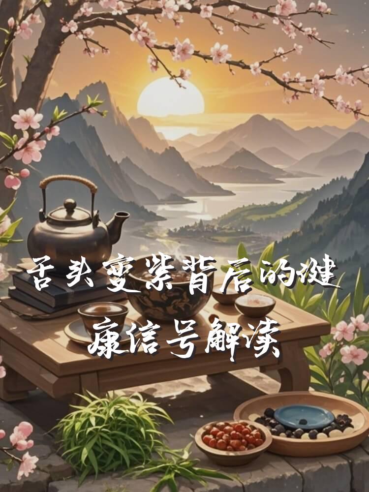 舌头变紫背后的健康信号解读
