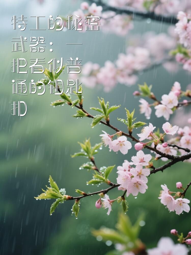 特工的秘密武器：一把看似普通的钥匙扣