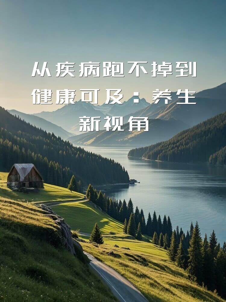 从疾病跑不掉到健康可及：养生新视角